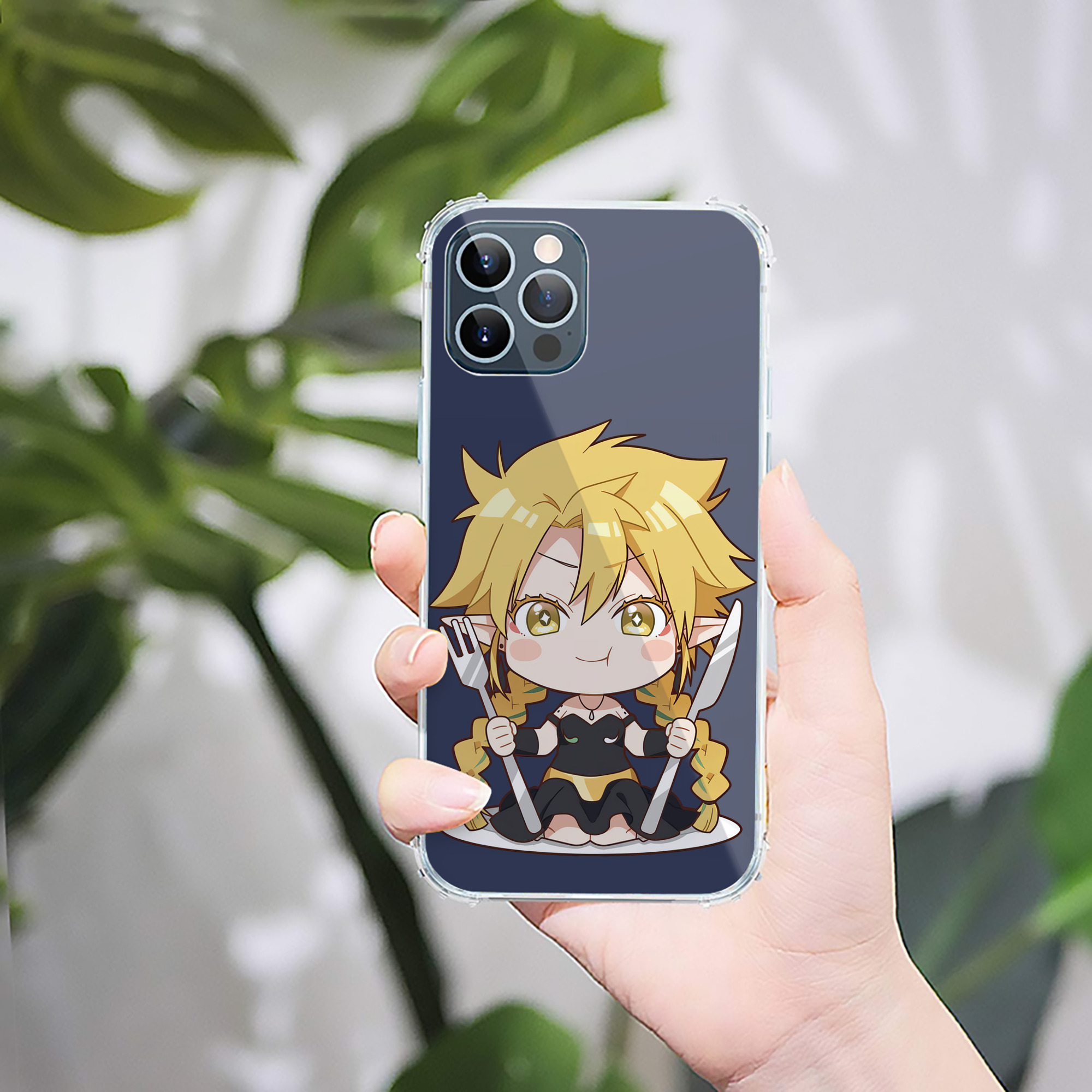 （画像用） 転スラ Regarding Reincarnated to Slime 【iPhone 12シリーズ対応】透明スマホケース（クリアソフトケース）